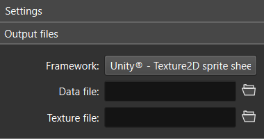 Select "Unity - Texture2D sprite sheet"